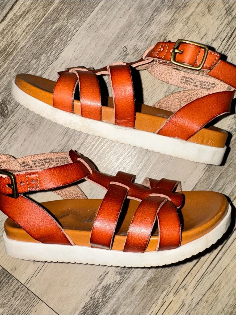 Wonder Nation toddler strappy Buckle Sandals